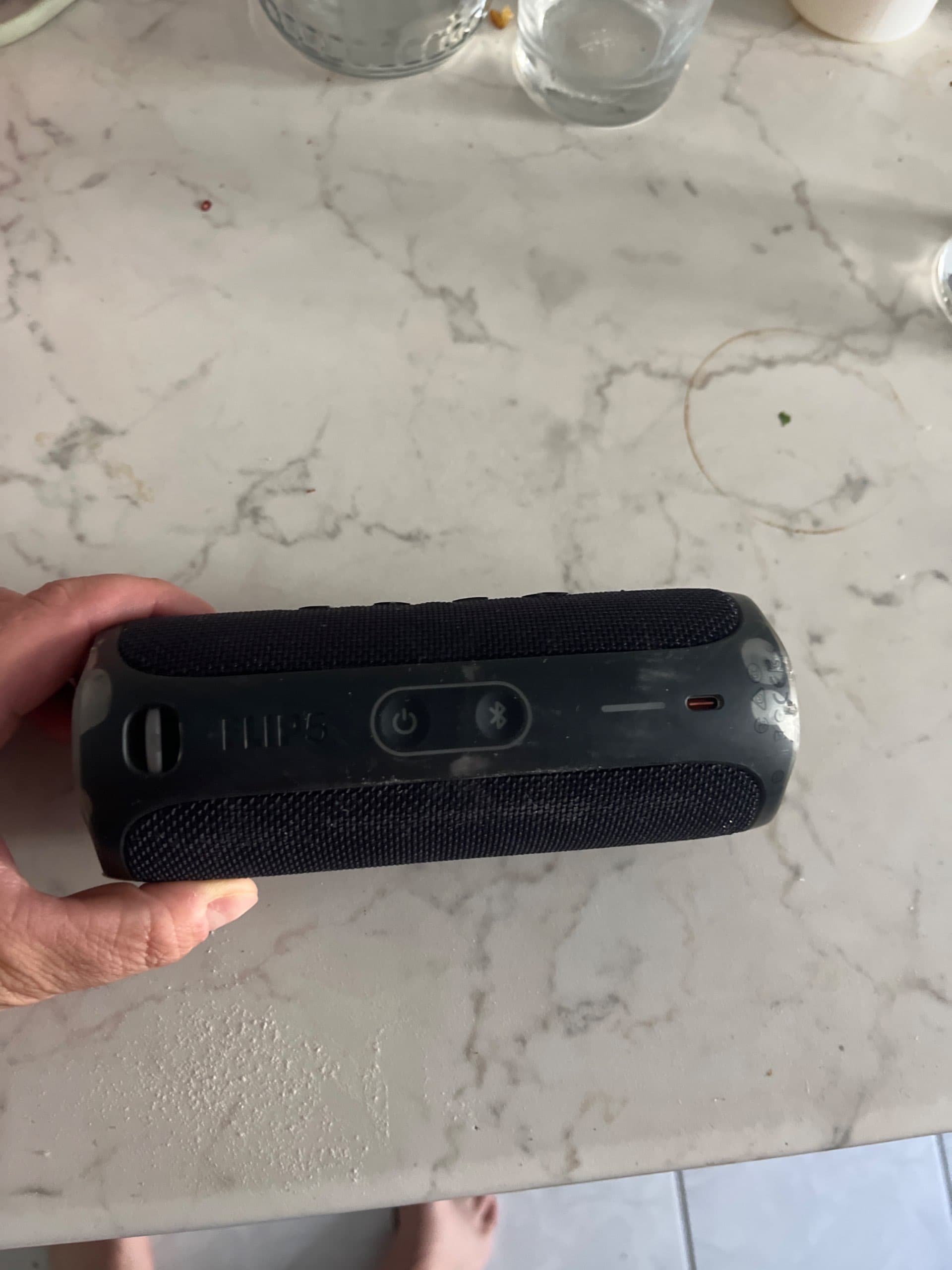 JBL Flip 5 Portable Bluetooth Speaker - Black